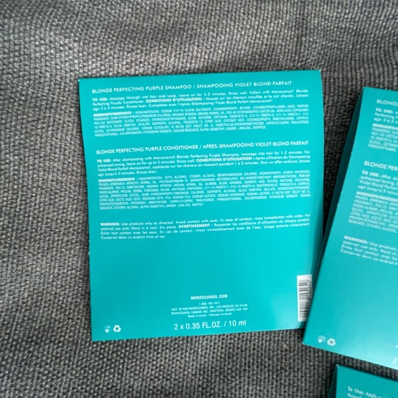 Moroccanoil Purple Shampoo, Conditioner Set of 3 & Intense Hydrating Hair Mask - Picture 5 of 6